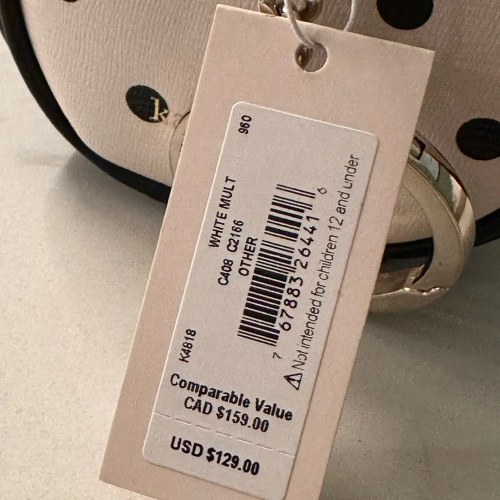 NWT！NEW！Kate Spade x Disney Minnie Bag Charm Key Fob Coin Purse Keychain